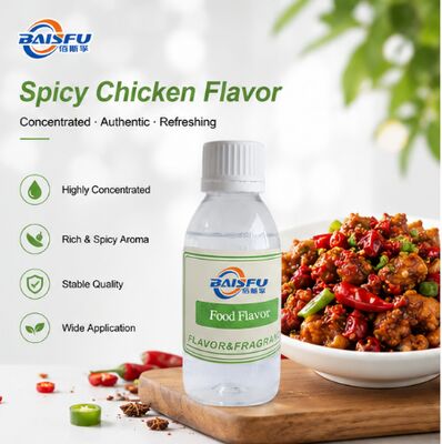 Natural Heat Stable Spicy Chicken Flavor for Sausage Meatball Burger Patty and Plant Based Chicken Substitute