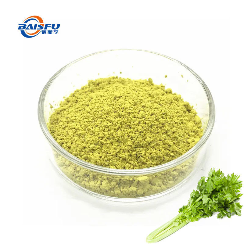 Baisfu Natural Extract pale yellow Apigenin Extract Powder CAS:520-36-5 Natural flavonoid compounds Celery Seed Extract for nutritious supplementary