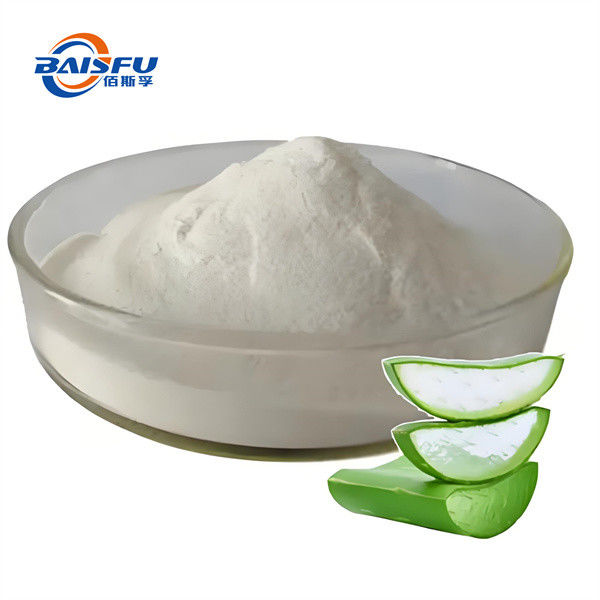 Shaanxi Baisfu natural Highly Concentrated 99% White fine Powder Aloe Vera Gel Freeze-dried Powder CAS NO: 85507-69-3 Food Grade for cosmetic and health care products
