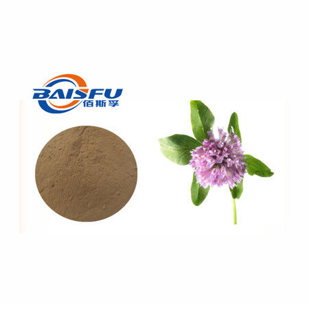 Baisfu brown-green fine powder Factories Sell High Quality Natural Red Clover P.E. contain Isoflavones for food additive and cosmetic,medicine