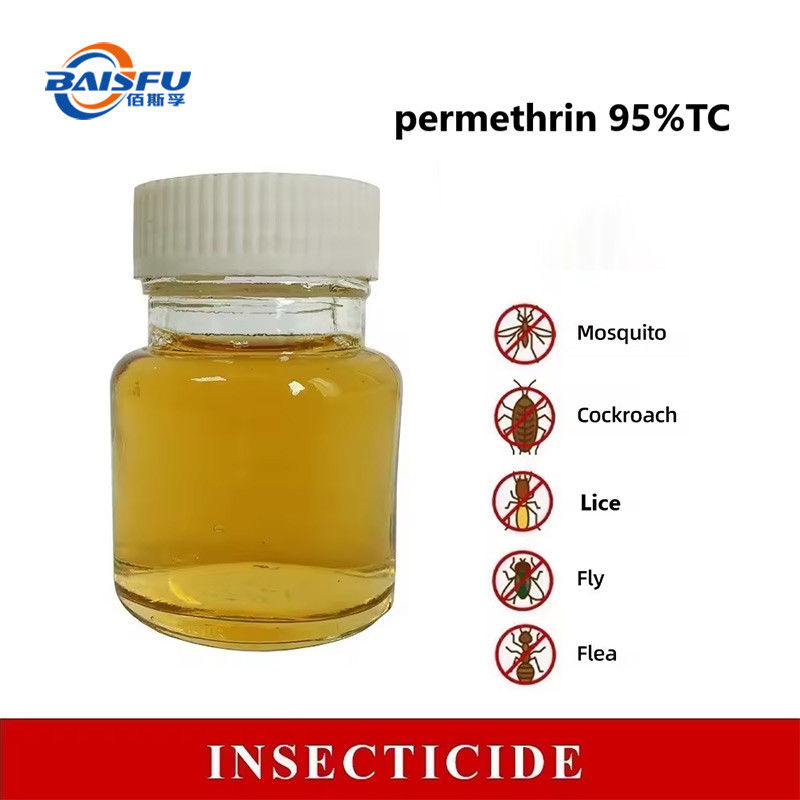 Baisifu Professional Supply Pyrethrum Extract Pyrethrum Water-Soluble Pyrethrins 50% Cas: 8003-34-7 Yellow Liquid For Bi