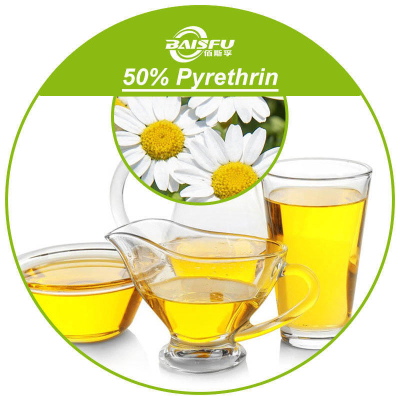 Yellow Liquid Pyrethrin With A Concentration Of 25% For Pest Control In Organic Agriculture CAS 8003-34-7