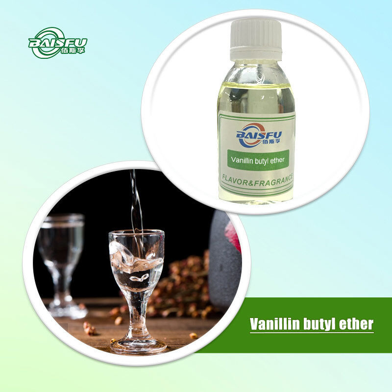 Baisfu Factory Sales 4-(Butoxymethyl)-2-methoxyphenol CAS 82654-98-6 High Quality Natural Light Yellow Transparent Viscous Liquid Purity  98.0% for Food Beverages and Cosmetics