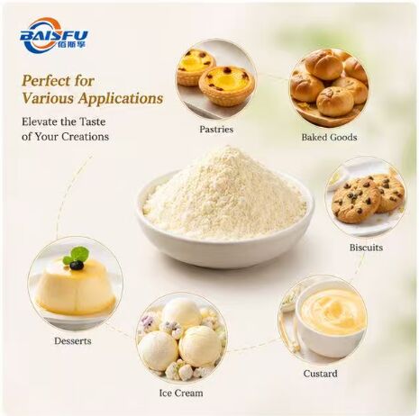 High Quality Concentrated Savory Egg Yolk Powder Flavor for Salted Egg Yolk Snack Coating Mooncake Filling Pastry Dough and Chinese Pastry