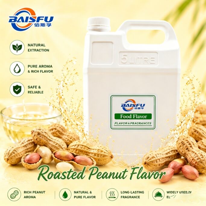 Natural Roasted Peanut Flavor Food Grade Essence High Concentration Long Lasting Aroma for Beverage Bakery Dairy