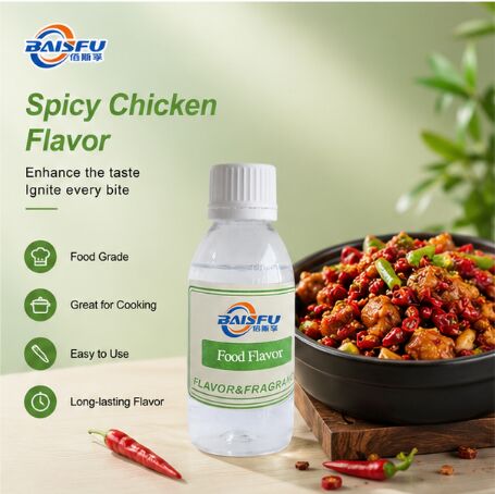 Natural Heat Stable Spicy Chicken Flavor for Sausage Meatball Burger Patty and Plant Based Chicken Substitute