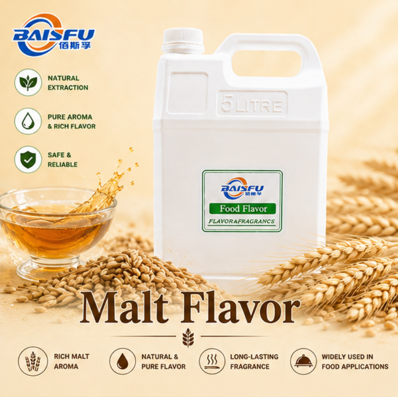 Premium Food Grade Water Soluble Malt Flavor for Bakery Enhancing Rich Toasted Grain Aroma