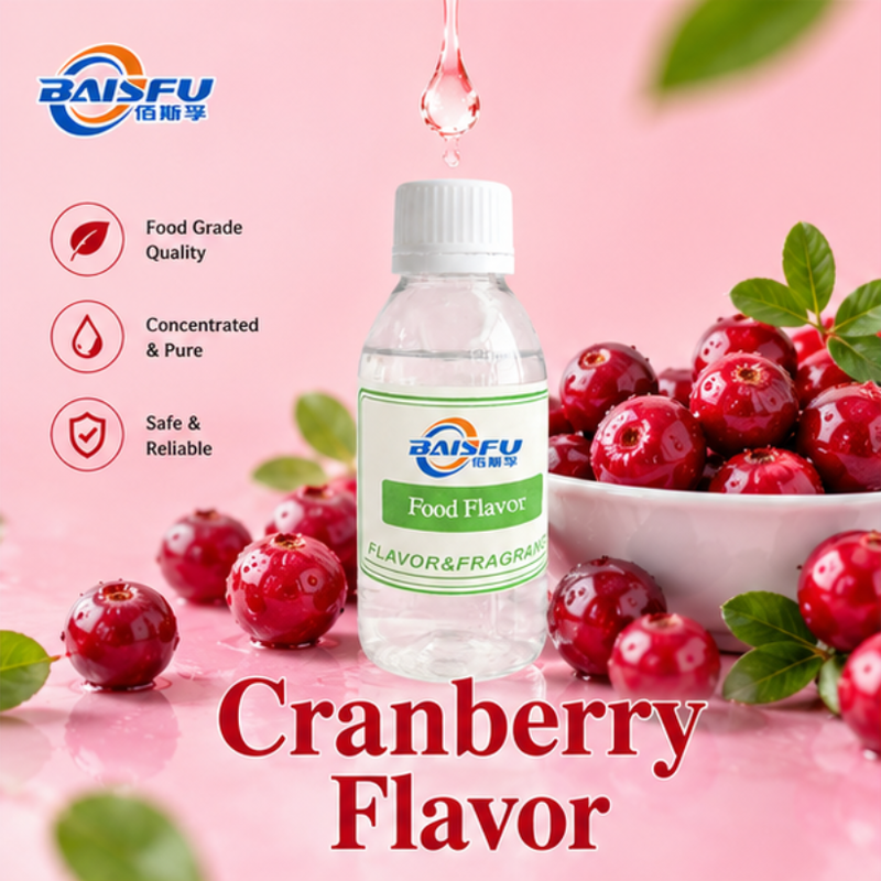 Premium Food Grade Water Soluble Cranberry Flavor for Bakery Delivering Vibrant Tart Red Berry Aroma