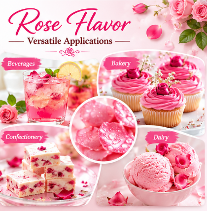 Premium Rose Flavor for Rose Tea Floral Beverage Herbal Infusion and Refreshing Blossom Drink