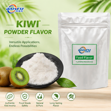 Rich Kiwi Powder Flavor for Jam Jelly Dessert Topping Fruit Spread Powder and Pudding Mix