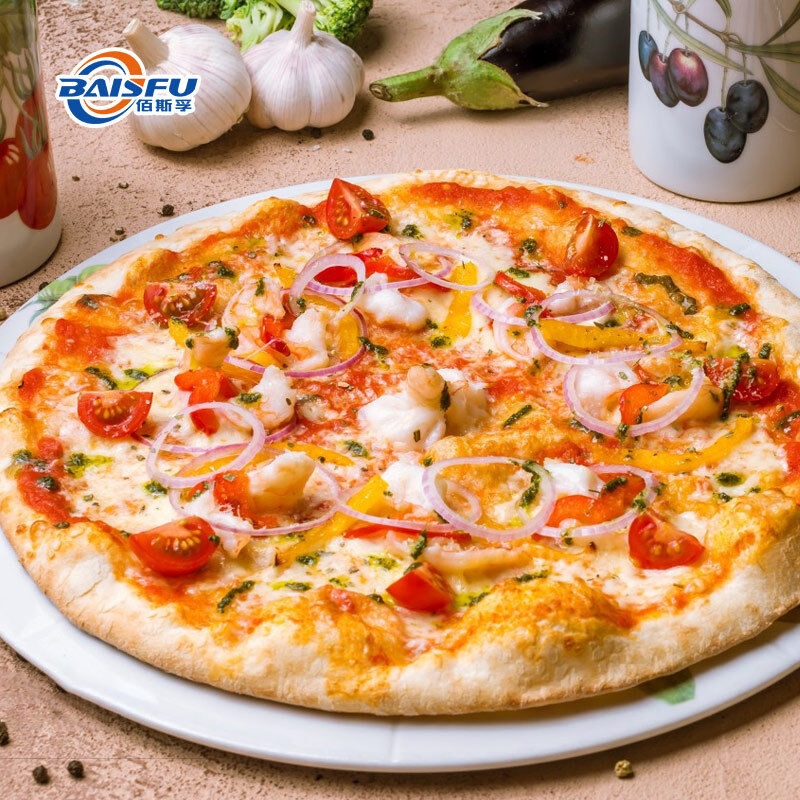 Pizza Flavor Specially developed for pizza flavoring, features uniform powder flavor integration