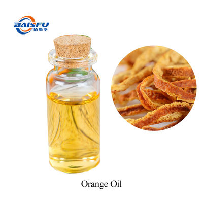 Orange Oil CAS 8008-57-9 Natural Essential Oil from Fresh Orange Peels for Flavoring Fragrance & Aromatherapy