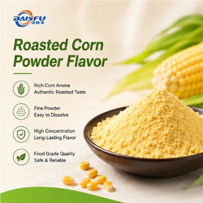 Premium Roasted Corn Powder Flavor for Extruded Snack Coating Popcorn Seasoning and Potato Chip Dusting